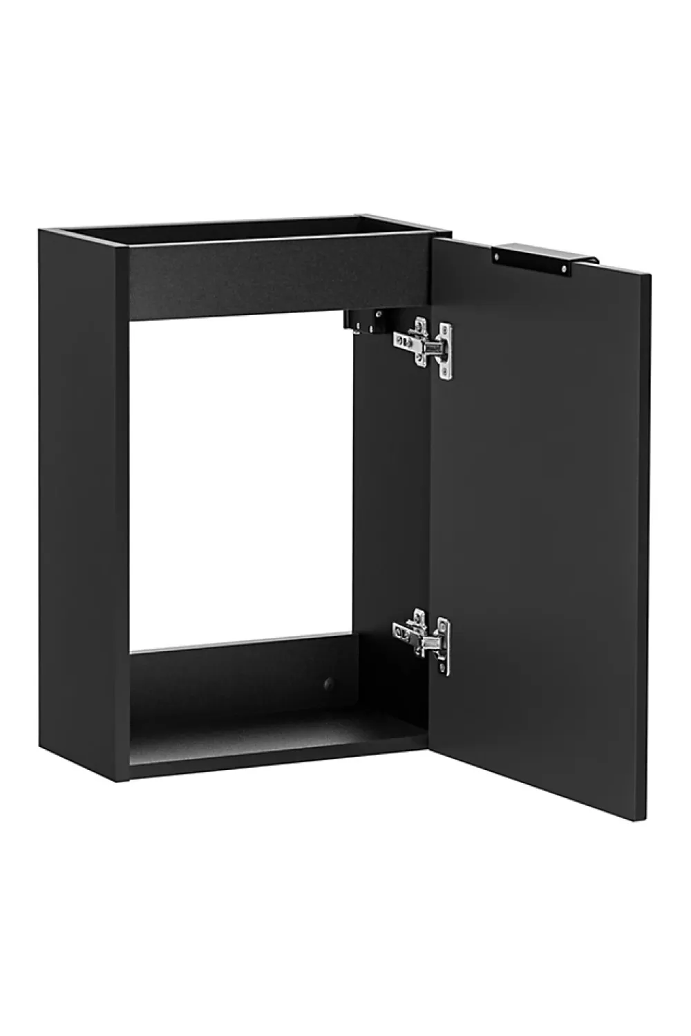 Furnidea Meuble lave main à suspendre ADEL NOIR 40 cm