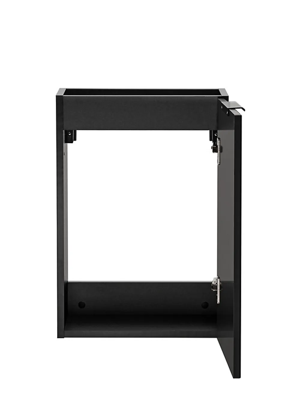 Furnidea Meuble lave main à suspendre ADEL NOIR 40 cm