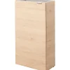 GoodHome Meuble lave mains à poser effet chêne l.44 x H.79 x P.23 cm, Imandra