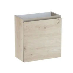 Meuble lave mains effet chêne artisan l.45 x H.44 x P.21 cm, Calao