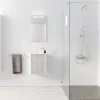 Lave-Mains|Aurlane Meuble Lave Mains MINI 40x50x22 cm - Gris et Blanc