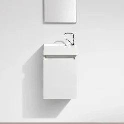 Lave-Mains|Stano Meuble lave-main salle de bain design SIENA largeur 40 cm blanc laque