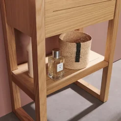 Mob-In Meuble lave-mains ATOLL avec vasque blanche + miroir