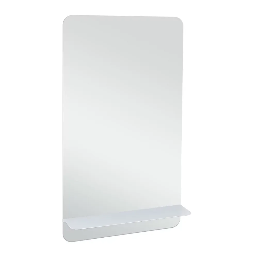 Lave-Mains|Mob-In Meuble lave-mains AVA noir carbone + miroir tablette blanche