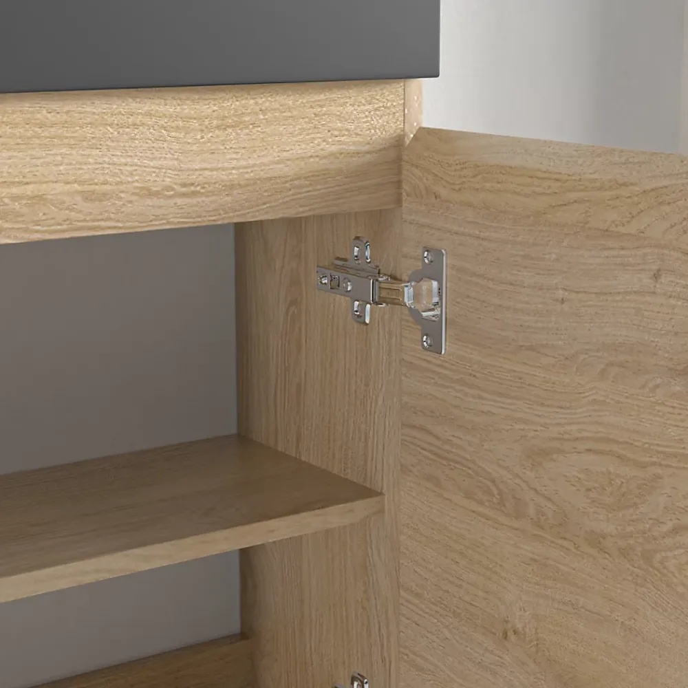 Lave-Mains|Lomazoo Meuble lave-mains chêne clair Malibu - 40cm