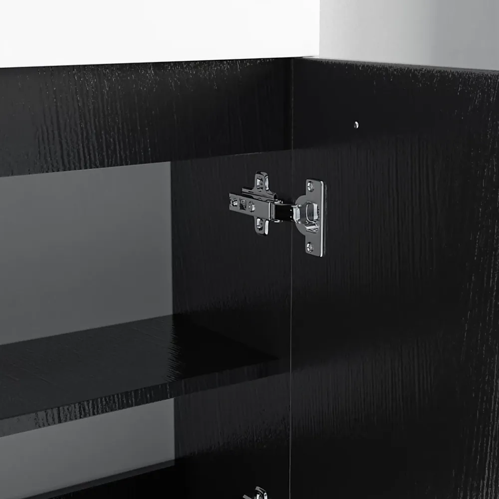 Lave-Mains|Lomazoo Meuble lave-mains chêne noir Bombay - 40cm