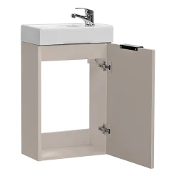 Petits-Meubles Meuble lave-mains 40cm 1 porte Adriel Cachemire