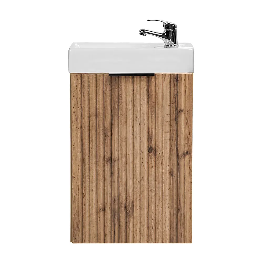 Lave-Mains|Petits-Meubles Meuble lave-mains 40cm 1 porte Adriel Bois