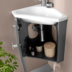 Lave-Mains|Mob-In Meuble lave-mains d'angle SKINO