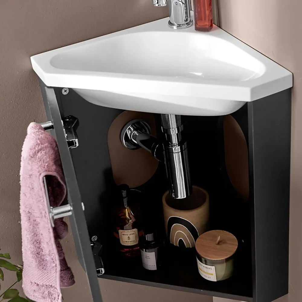 Lave-Mains|Mob-In Meuble lave-mains d'angle SKINO