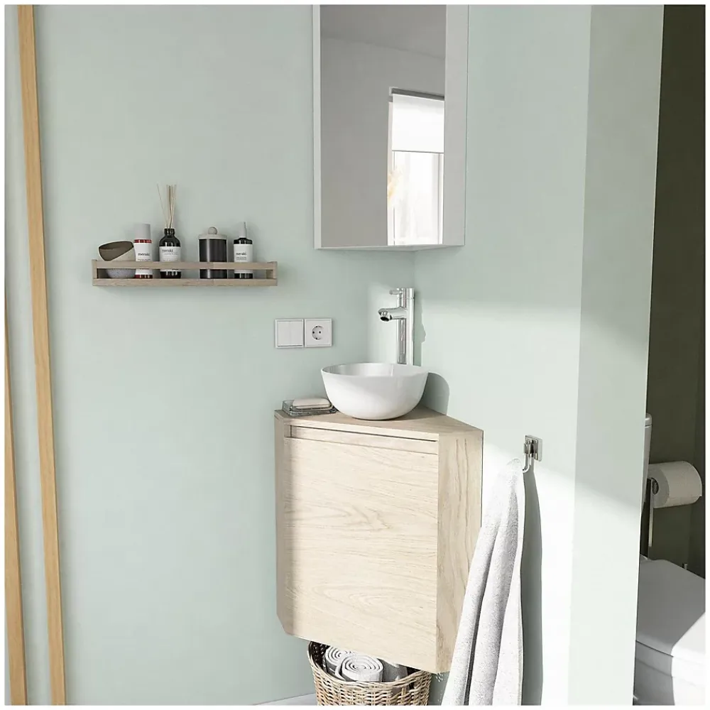 Mob-In Meuble lave-mains d'angle SORRENTO + vasque