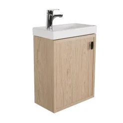 Mob-In Meuble lave-mains décor chêne FRAME