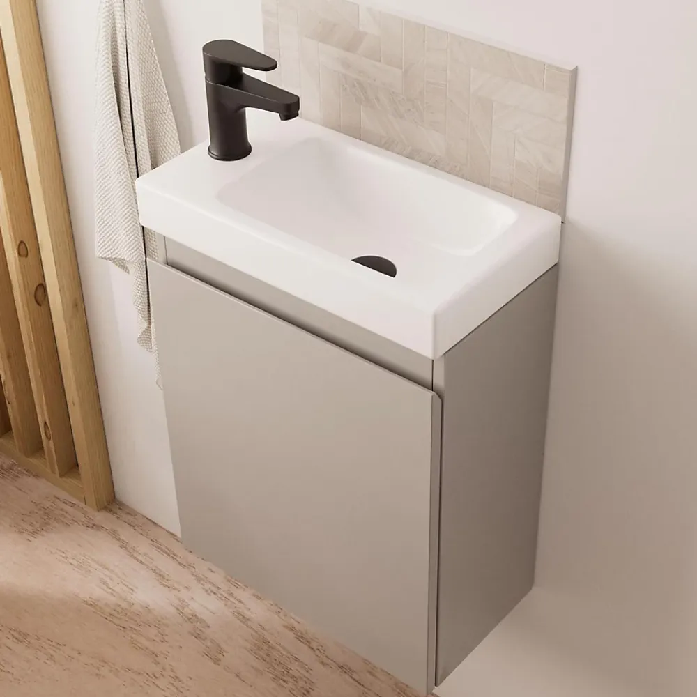 Lave-Mains|Mob-In Meuble lave-mains LISA + miroir ovale