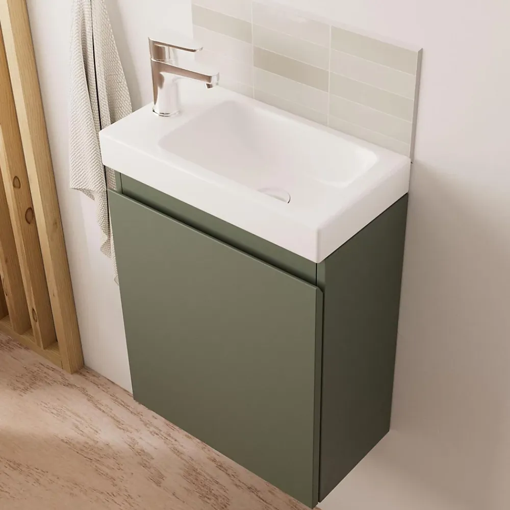 Lave-Mains|Mob-In Meuble lave-mains LISA + miroir ovale