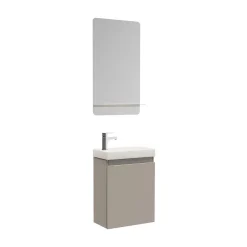 Mob-In Meuble lave-mains LISA + miroir tablette