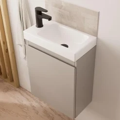 Mob-In Meuble lave-mains LISA + miroir tablette