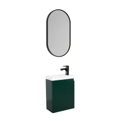 Lave-Mains|Mob-In Meuble lave-mains LISA + miroir ovale