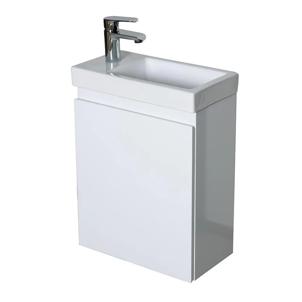 Mob-In Meuble lave-mains LISA + robinet noir