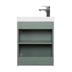 Mob-In Meuble lave-mains LISA + robinet noir