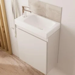 Lave-Mains|Mob-In Meuble lave-mains LISA + robinet chromé