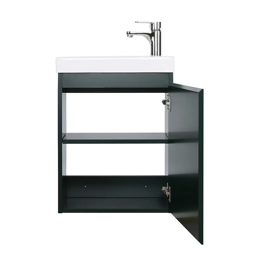 Mob-In Meuble lave-mains LISA + robinet noir