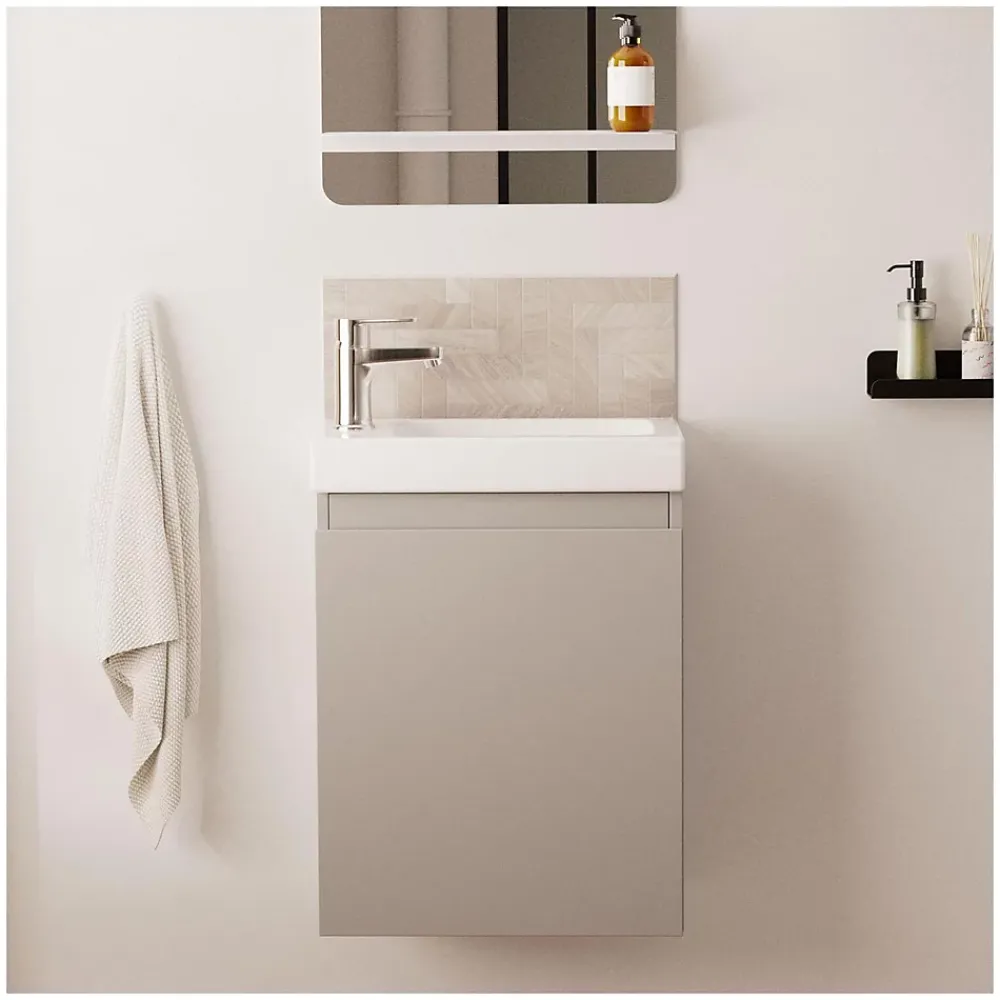 Lave-Mains|Mob-In Meuble lave-mains LISA + robinet chromé