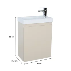 Mob-In Meuble lave-mains LISA suspendu 41 cm