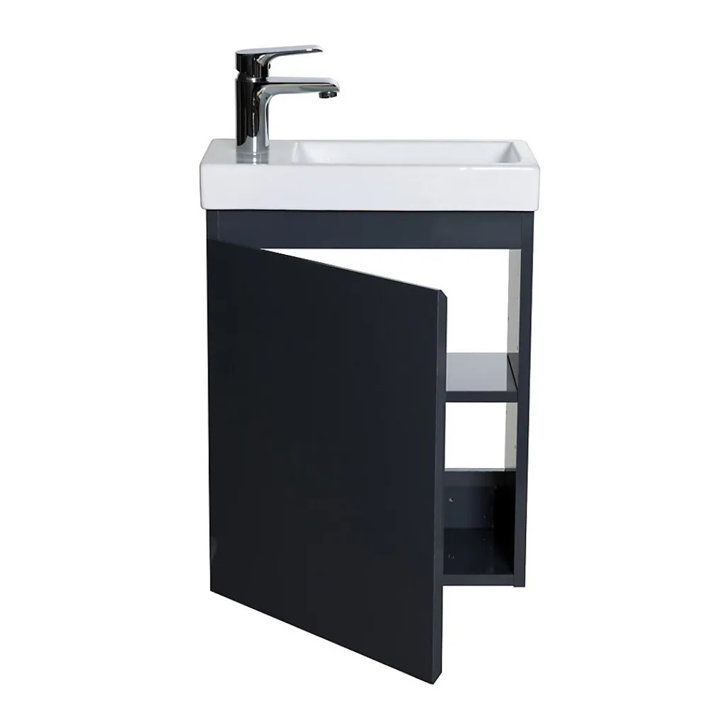 Lave-Mains|Mob-In Meuble lave-mains LISA suspendu 41 cm 41cm