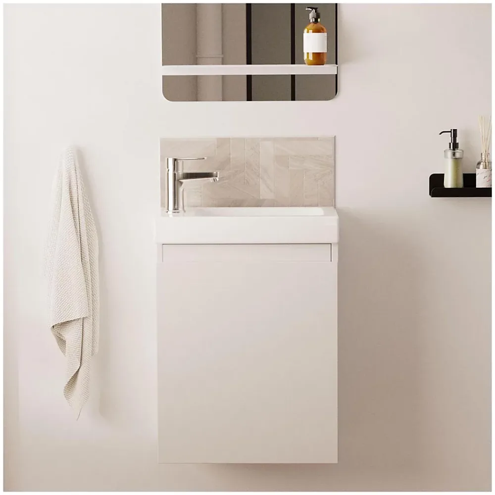 Lave-Mains|Mob-In Meuble lave-mains LISA suspendu 41 cm 41cm