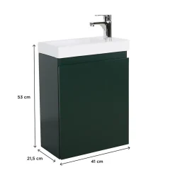 Meuble Wc|Mob-In Meuble lave-mains LISA suspendu 41 cm