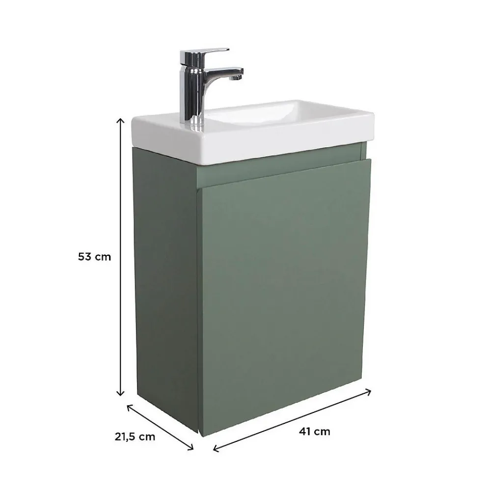 Mob-In Meuble lave-mains LISA suspendu 41 cm 41cm