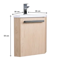 Lave-Mains|Mob-In Meuble lave-mains SKINO + robinet chromé