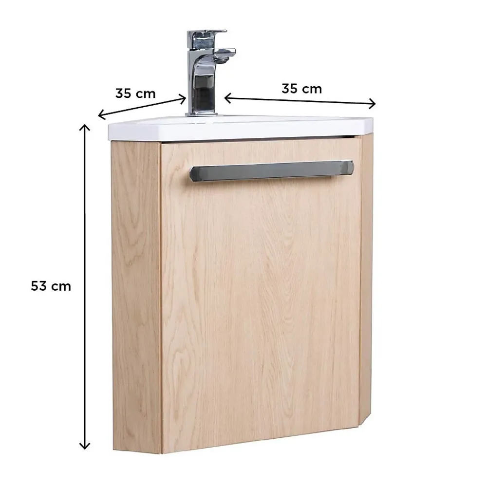 Lave-Mains|Mob-In Meuble lave-mains SKINO + robinet chromé