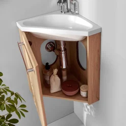 Lave-Mains|Mob-In Meuble lave-mains SKINO + robinet chromé