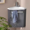 Mob-In Meuble lave-mains SKINO + robinet chromé