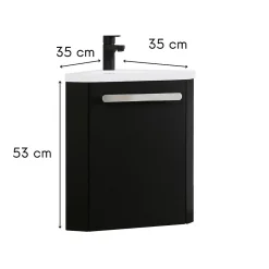 Lave-Mains|Mob-In Meuble lave-mains SKINO + robinet chromé