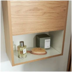 Lave-Mains|Mob-In Meuble lave-mains suspendu avec niche et vasque résine 53x40cm