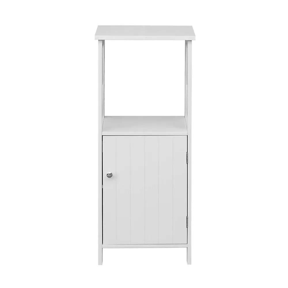 Meuble De Salle De Bains Faible Profondeur|Mobili Rebecca Meuble pour Salle de Bains en MDF Blanc avec étagères Rebecca Mobili