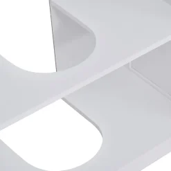 Meuble Sous-Vasque|kleankin Meuble salle de bain - meuble sous-vasque - placard 2 portes avec étagère - dim. 60L x 30l x 60H cm - MDF gris blanc