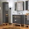 Meuble De Salle De Bains Faible Profondeur|Autres Meuble salle de bain BUENO Noir