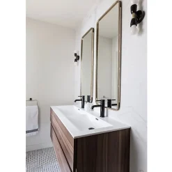 Stano Meuble salle de bain design double vasque SIENA largeur 120 cm noyer