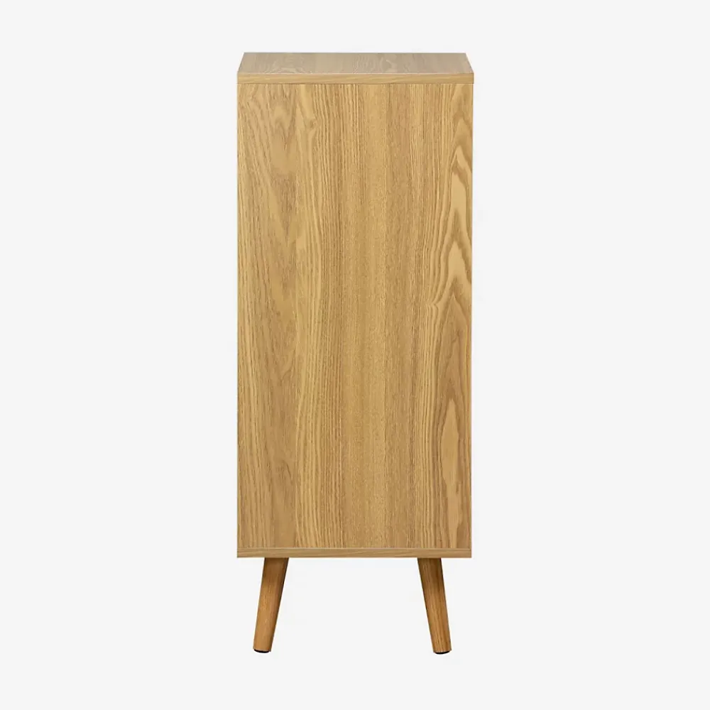Sweeek Meuble salle de bain vintage décor bois frêne 1 tiroir 1 porte - Nepal
