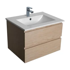 Mob-In Meuble simple vasque 60cm SORRENTO + vasque