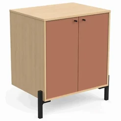 Meuble Sous Lavabo|Demeyere Meuble sous lavabo 2 portes abricot Elisa - Abricot
