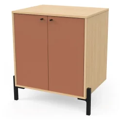 Meuble Sous Lavabo|Demeyere Meuble sous lavabo 2 portes abricot Elisa - Abricot