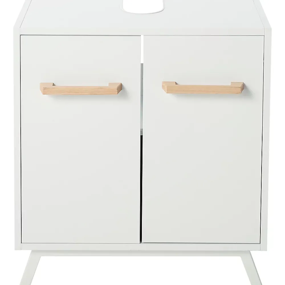 GoodHome Meuble sous lavabo à poser Ladoga L. 60 x H. 65 x P. 36 cm