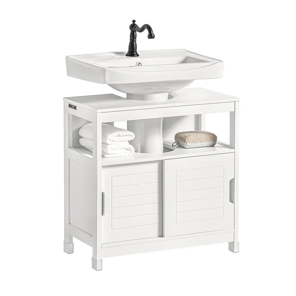 Meuble Sous Lavabo|Sobuy Meuble sous lavabo Meuble sous évier Meuble de Salle, FRG128-II-W,