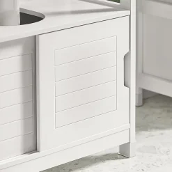 Meuble Sous Lavabo|Sobuy Meuble sous lavabo Meuble sous évier Meuble de Salle, FRG128-II-W,