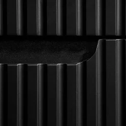 [En.Casa] Meuble sous lavabo Newport 61 x 60 x 40 cm noir effet chêne en.casa