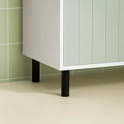 Sobuy Meuble sous Lavabo Salle de Bain, Meuble sous Vasque avec 2 Portes, , BZR139-GR